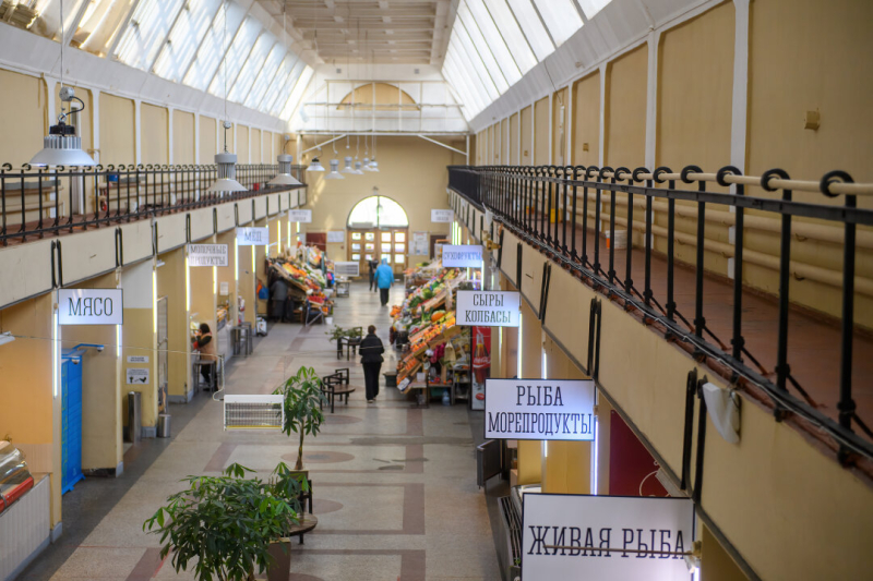 Эксклюзив: Старейший рынок Петербурга отреставрируют