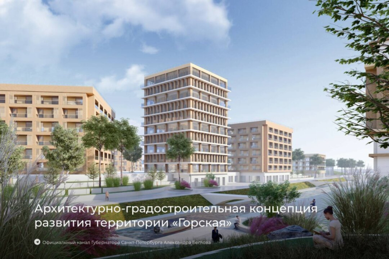 Смольный опубликовал проект планировки будущего кластера в Горской