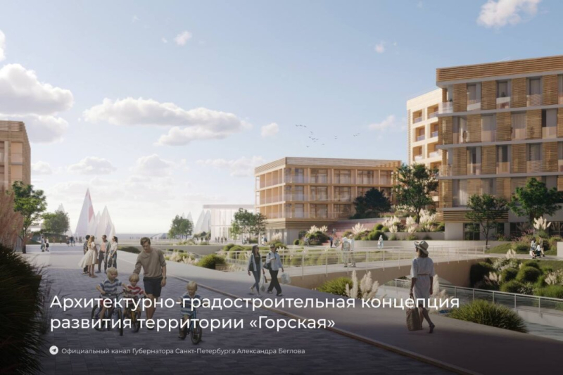 Смольный опубликовал проект планировки будущего кластера в Горской