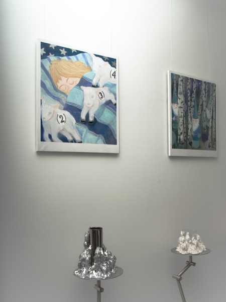 В IRNBY Art Room собрали дневник снов и воспоминаний «Истории без начала, сказки без конца» — с «полароидами» стрит-артиста Сергея Rusich